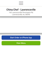 Mobile Screenshot of chinacheflawrenceville.com